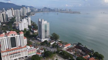 Georgetown, Penang Malezya - 14 Mayıs 2022 Ermeni Caddesi ve Georgetown 'un İnanılmaz Sahnesi