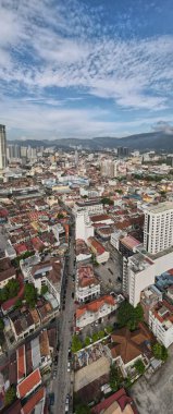 Georgetown, Penang Malezya - 14 Mayıs 2022 Ermeni Caddesi ve Georgetown 'un İnanılmaz Sahnesi