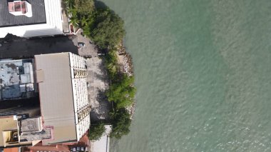 Georgetown, Penang Malezya - 14 Mayıs 2022 Ermeni Caddesi ve Georgetown 'un İnanılmaz Sahnesi