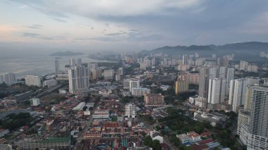 Georgetown, Penang Malezya - 14 Mayıs 2022 Ermeni Caddesi ve Georgetown 'un İnanılmaz Sahnesi