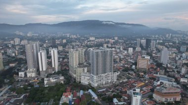 Georgetown, Penang Malezya - 14 Mayıs 2022 Ermeni Caddesi ve Georgetown 'un İnanılmaz Sahnesi