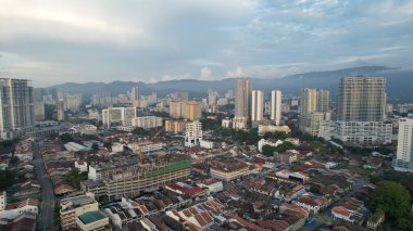 Georgetown, Penang Malezya - 14 Mayıs 2022 Ermeni Caddesi ve Georgetown 'un İnanılmaz Sahnesi