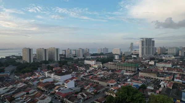 Georgetown Penang Malaysia May 2022 Amazing Scenery Armenian Street Georgetown — Stock Photo, Image