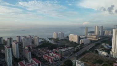 Georgetown, Penang Malezya - 14 Mayıs 2022 Ermeni Caddesi ve Georgetown 'un İnanılmaz Sahnesi