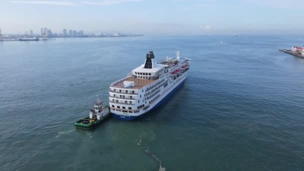 Georgetown Penang Malaisie Mai 2022 Terminal Navires Croisière Swettenham Avec — Video