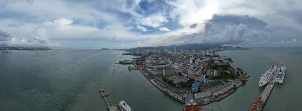 Georgetown Penang Malásia Maio 2022 Terminal Cruzeiros Swettenham Com Alguns — Fotografia de Stock