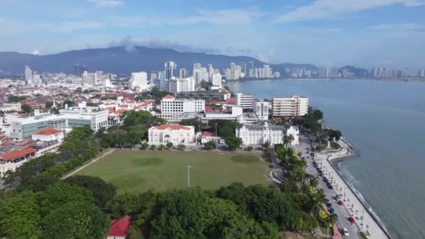 Georgetown Penang Malaysia Maj 2022 Swettenham Cruise Ship Terminal Med — Stockvideo