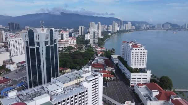 Georgetown Penang Malaysia Maj 2022 Swettenham Cruise Ship Terminal Med — Stockvideo