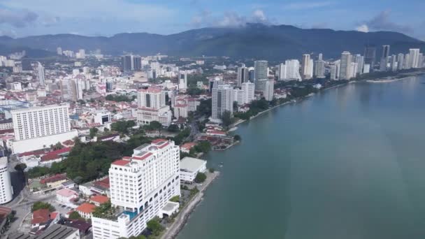 Georgetown Penang Maleisië Mei 2022 Swettenham Cruise Ship Terminal Met — Stockvideo