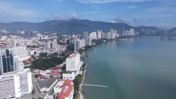 Georgetown Penang Malezya Mayıs 2022 Ermeni Caddesi Georgetown Nanılmaz Sahnesi — Stok video