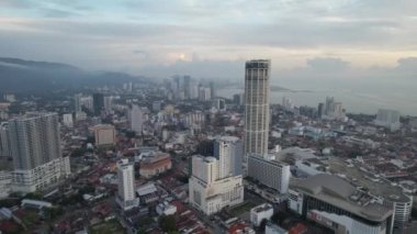 Georgetown, Penang Malezya - 14 Mayıs 2022 Ermeni Caddesi ve Georgetown 'un İnanılmaz Sahnesi
