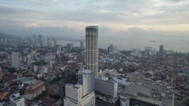 Georgetown, Penang Malezya - 14 Mayıs 2022 Ermeni Caddesi ve Georgetown 'un İnanılmaz Sahnesi