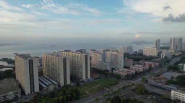 Georgetown, Penang Malezya - 14 Mayıs 2022 Ermeni Caddesi ve Georgetown 'un İnanılmaz Sahnesi