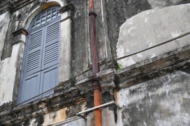 Georgetown, Penang Malezya - 14 Mayıs 2022 Ermeni Caddesi ve Georgetown 'un İnanılmaz Sahnesi