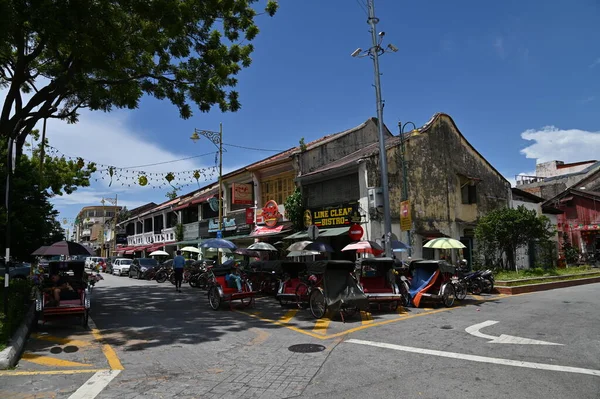 Georgetown Penang Malaysia May 2022 Amazing Scenery Armenian Street Georgetown — стокове фото