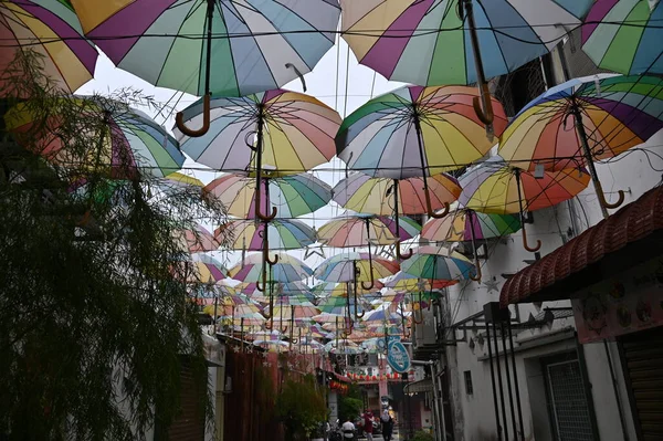 Georgetown Penang Malajsie Května 2022 Úžasná Scenérie Kolem Arménské Ulice — Stock fotografie