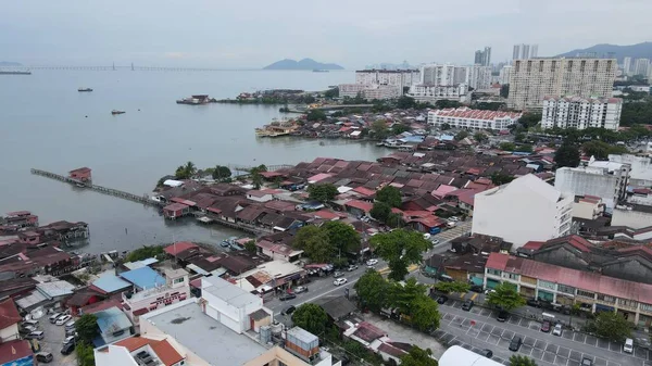 Georgetown Penang Malásia Maio 2022 Incrível Paisagem Cerca Armenian Street — Fotografia de Stock