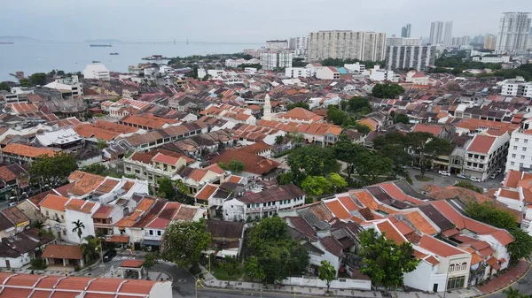 Georgetown Penang Malasia Mayo 2022 Asombroso Paisaje Alrededor Calle Armenia —  Fotos de Stock