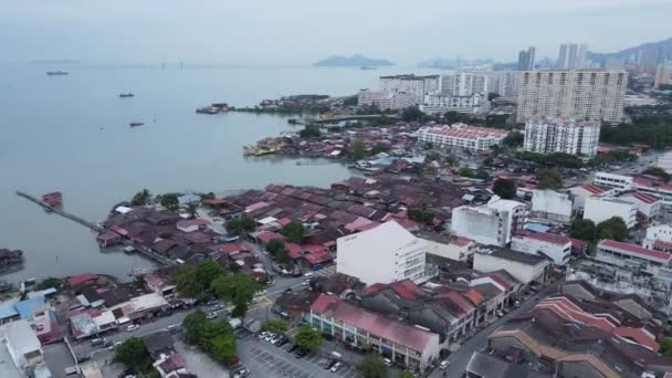 Georgetown Penang Malezja Maja 2022 Niesamowita Sceneria Wokół Ormian Georgetown — Wideo stockowe