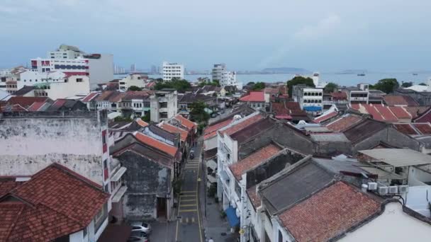 Georgetown Penang Malaysia Μαΐου 2022 Καταπληκτικό Τοπίο Γύρω Από Την — Αρχείο Βίντεο