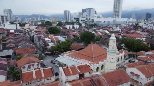 Georgetown Penang Maleisië Mei 2022 Clan Jetties Van Georgetown Penang — Stockvideo