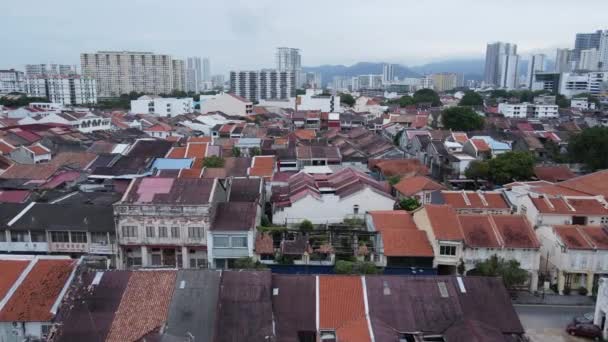 Georgetown Penang Malaisie Mai 2022 Clan Jetties Georgetown Penang Malaisie — Video