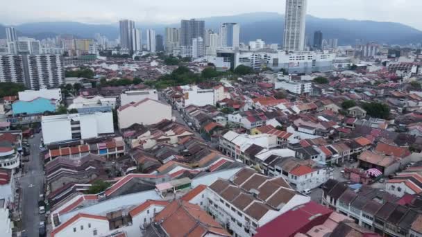 Georgetown Penang Malaysia May 2022 Clan Jetties Georgetown Penang Malaysia — Stock Video