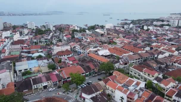 Georgetown Penang Maleisië Mei 2022 Clan Jetties Van Georgetown Penang — Stockvideo