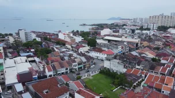 Georgetown Penang Malezja Maja 2022 Gurney Drive Penang Island — Wideo stockowe