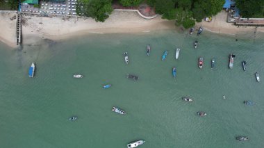 Georgetown, Penang Malezya - 14 Mayıs 2022 Penang Adası Gurney Yolu