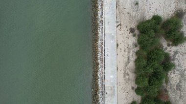 Georgetown, Penang Malezya - 14 Mayıs 2022 Penang Adası Gurney Yolu