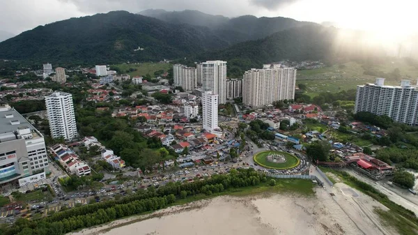 Georgetown Penang Malezya Mayıs 2022 Penang Adası Gurney Yolu — Stok fotoğraf