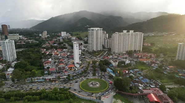 Georgetown Penang Malaysia May 2022 Gurney Drive Penang Island — Stock Photo, Image