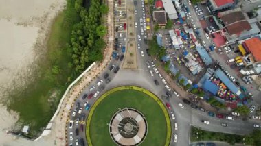 Georgetown, Penang Malezya - 14 Mayıs 2022 Penang Adası Gurney Yolu