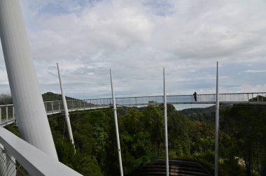 Georgetown, Penang Malezya - 16 Mayıs 2022: Penang Hill 'in Görkemli Görüşleri, Georgetown, Malezya