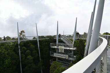 Georgetown, Penang Malezya - 16 Mayıs 2022: Penang Hill 'in Görkemli Görüşleri, Georgetown, Malezya