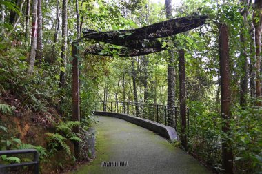 Georgetown, Penang Malezya - 16 Mayıs 2022: Penang Hill 'in Görkemli Görüşleri, Georgetown, Malezya