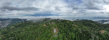 Georgetown, Penang Malezya - 16 Mayıs 2022: Penang Hill 'in Görkemli Görüşleri, Georgetown, Malezya