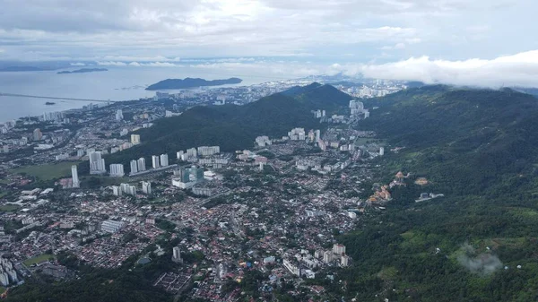Georgetown Penang Maleisië Mei 2022 Majestueuze Uitzichten Penang Hill Georgetown — Stockfoto