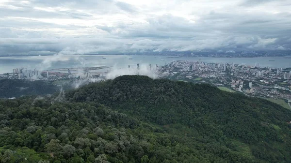 Georgetown Penang Maleisië Mei 2022 Majestueuze Uitzichten Penang Hill Georgetown — Stockfoto