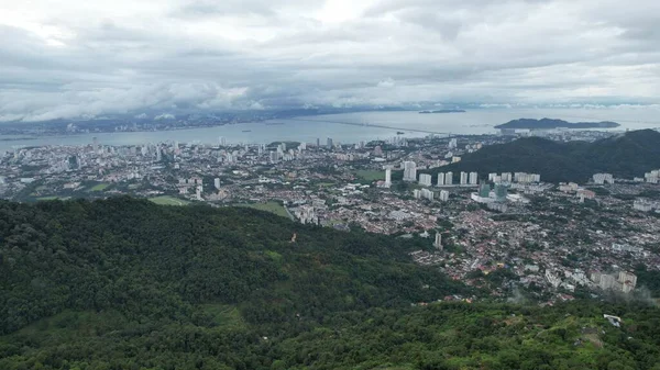 Georgetown Penang Malasia Mayo 2022 Las Majestuosas Vistas Penang Hill —  Fotos de Stock