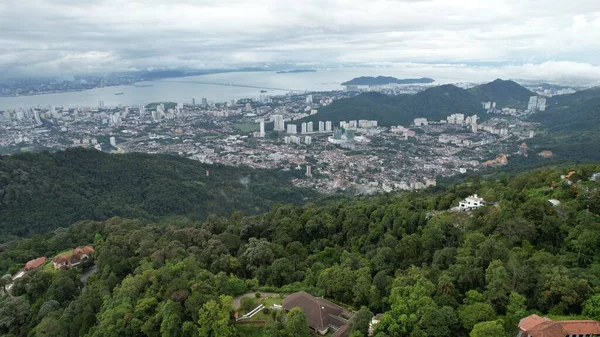 Джорджтаун Пенанг Малайзия Мая 2022 Года Majestic Views Penang Hill — стоковое фото