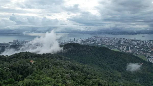 Georgetown Penang Malasia Mayo 2022 Las Majestuosas Vistas Penang Hill —  Fotos de Stock
