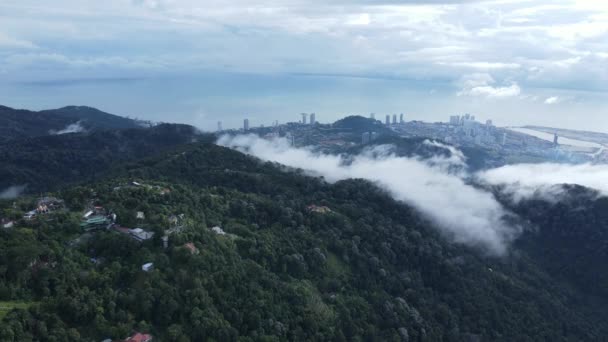 2022年5月16日 マレーシア ジョージタウンのペナン ヒルの雄大な景色 — ストック動画