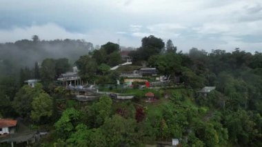 Georgetown, Penang Malezya - 16 Mayıs 2022: Penang Hill 'in Görkemli Görüşleri, Georgetown, Malezya