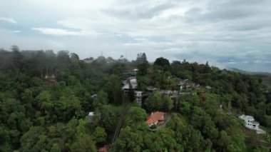 Georgetown, Penang Malezya - 16 Mayıs 2022: Penang Hill 'in Görkemli Görüşleri, Georgetown, Malezya