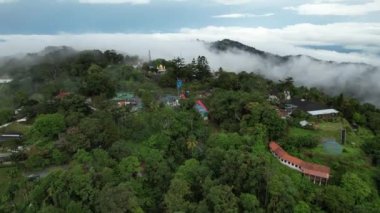 Georgetown, Penang Malezya - 16 Mayıs 2022: Penang Hill 'in Görkemli Görüşleri, Georgetown, Malezya