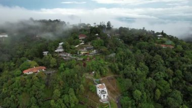 Georgetown, Penang Malezya - 16 Mayıs 2022: Penang Hill 'in Görkemli Görüşleri, Georgetown, Malezya