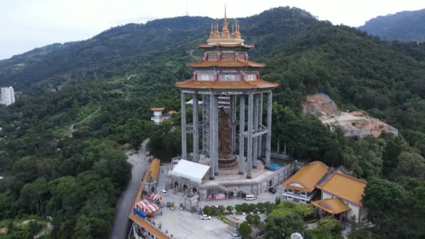 Georgetown Penang Malasia Mayo 2022 Templo Kek Lok Templo Cima — Vídeos de Stock