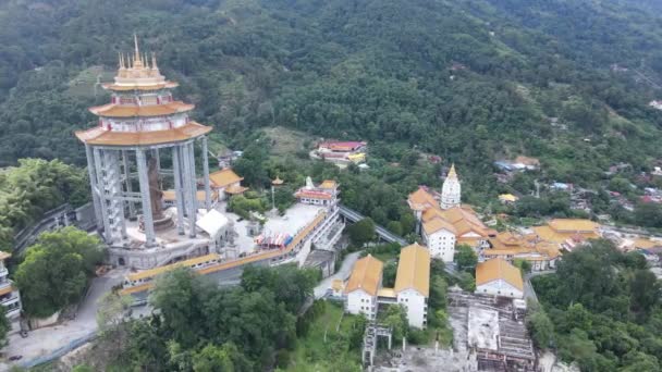 Georgetown Penang Malaysia Maj 2022 Kek Lok Temple Bergstopp Tempel — Stockvideo